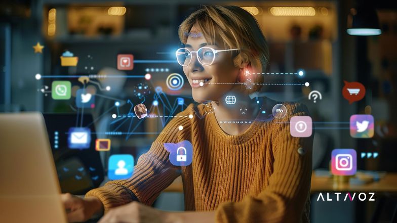 IA aplicada al marketing digital con análisis de datos y automatización.