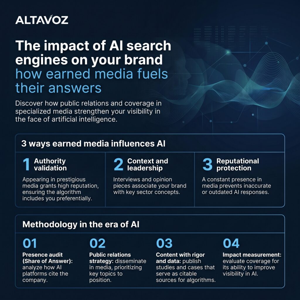 The impact of AI search engines on brand visibility: how earned media feeds their responses